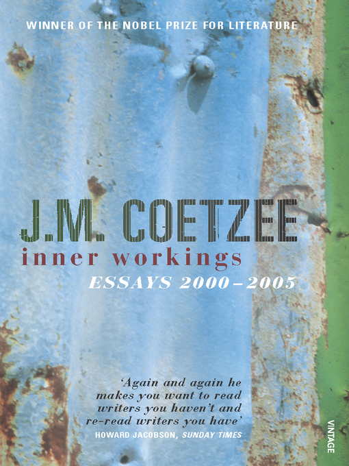 Title details for Inner Workings by J.M. Coetzee - Available